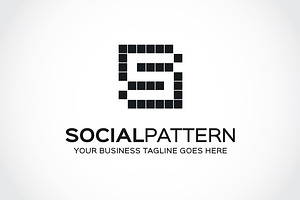 Social Pattern Logo Template