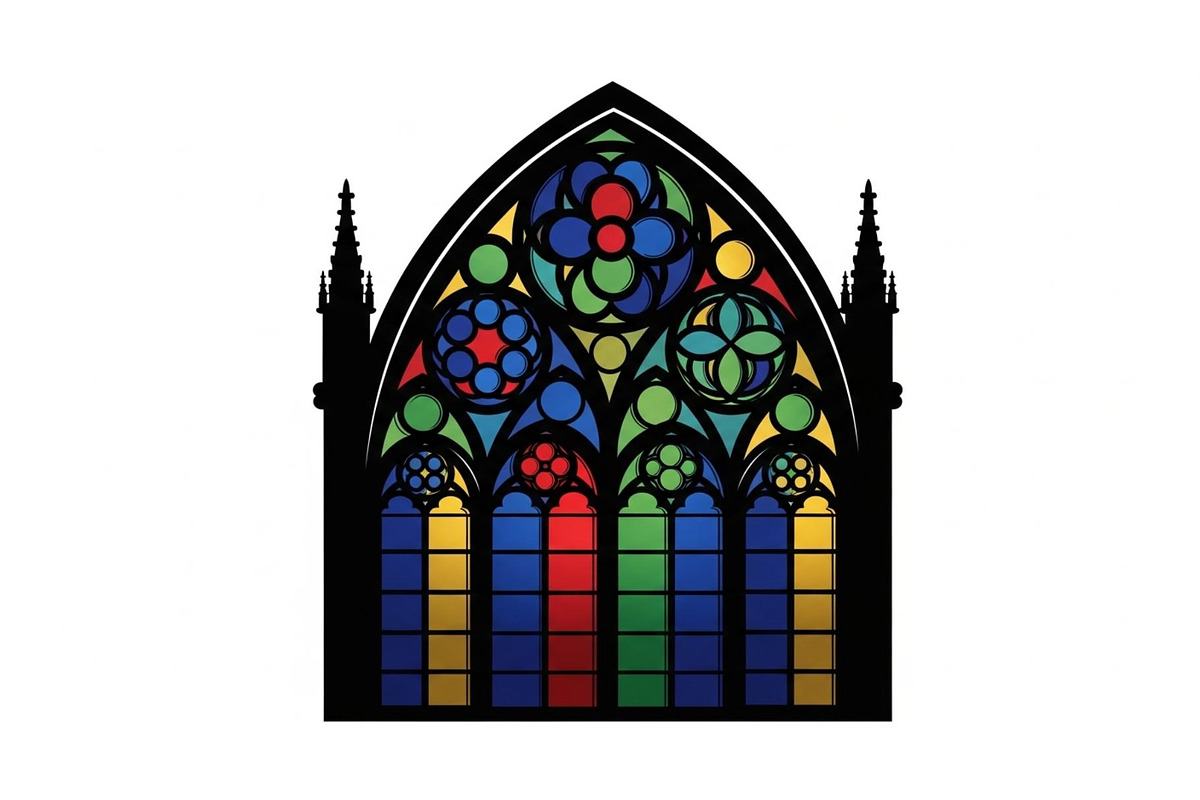 Gothic Church Window Frame Bundle, an Illustration by jahid234 (Photo 14 of 31)