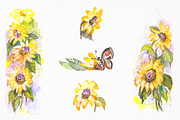 Vintage Floral Watercolors, a Texture Illustration by Graphic Goods Co (Thumbnail 6 of 8)