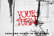 Drippy Mess Handwritten Inky Sans, a Sans Serif Font by Struvictory.art (Thumbnail 9 of 9)