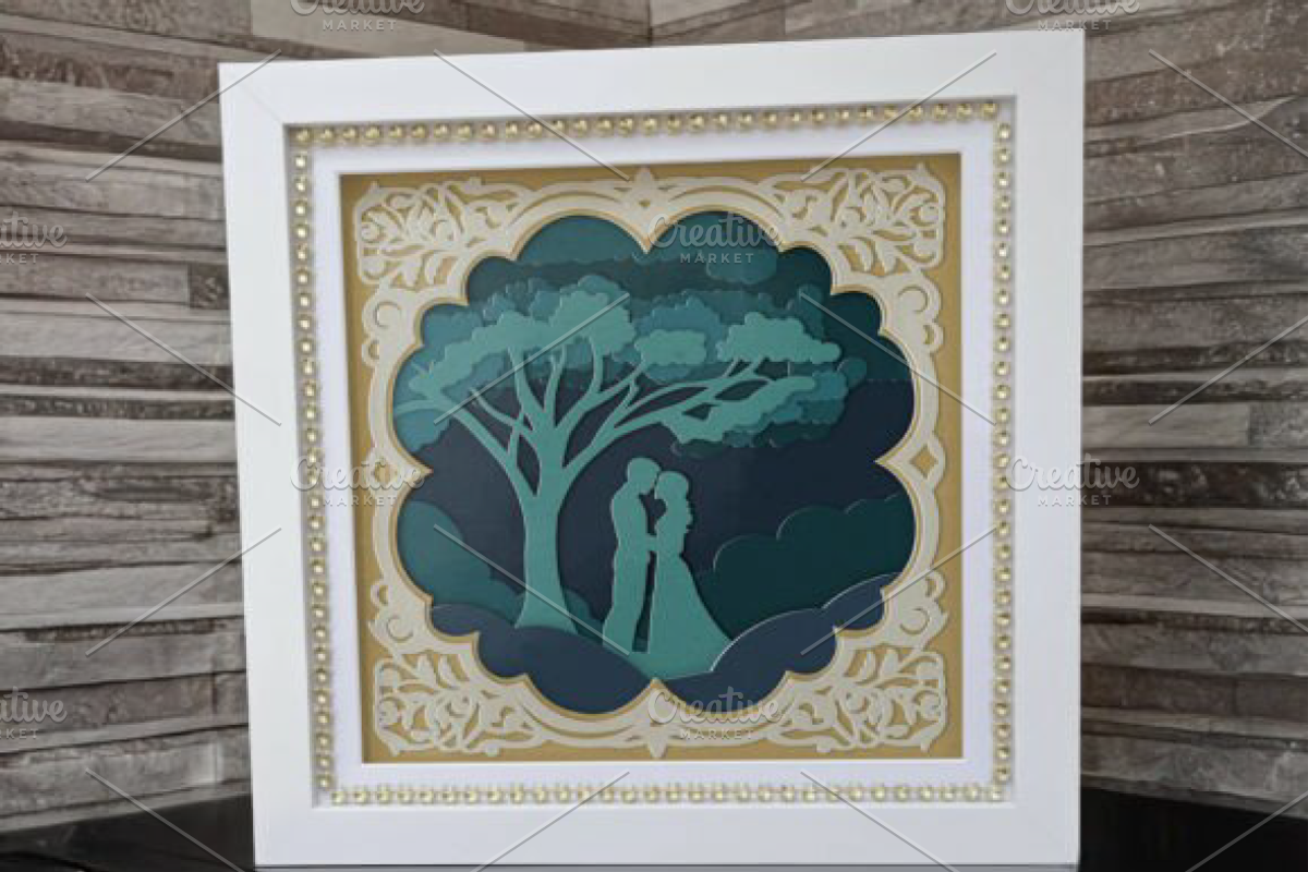 Romantic Valentines Day Couple SVG, an Illustration by Design Station (Photo 1 of 4)