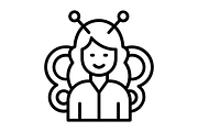 Butterfly Line Icon, an Icon by Pexelpy (Thumbnail 2 of 2)