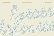 CS Melanie Dashed, a Script Font by Craft Supply Co. (Thumbnail 7 of 8)
