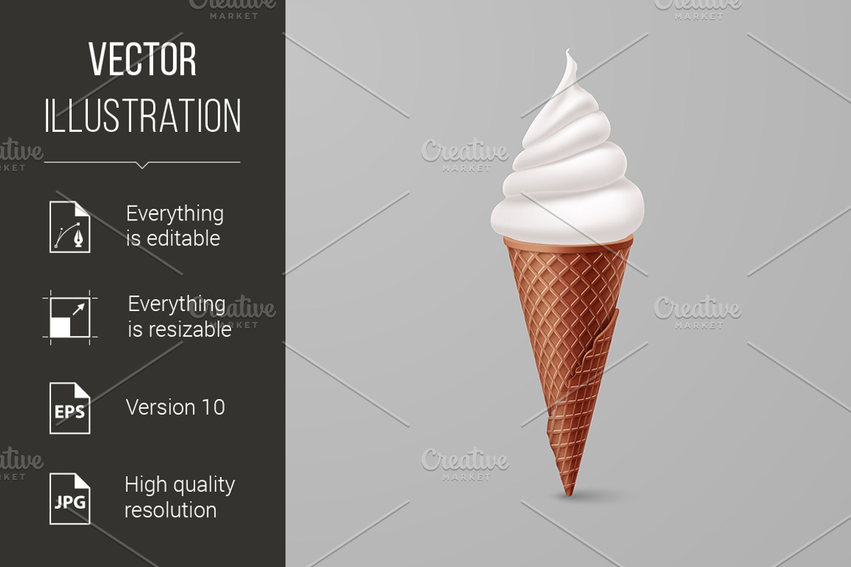 Ice Cream, a Graphic by DvargShop