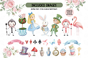 Pastel Cute Alice In Wonderland, an Illustration by TatiMockup (Thumbnail 2 of 5)