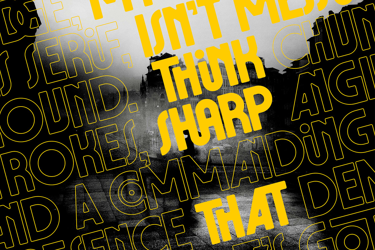 Collidge - Bold Ligature Rich Font, a Sans Serif Font by SilverStag Type Foundry (Photo 14 of 16)