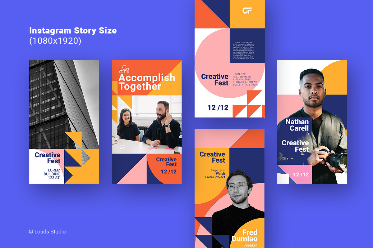 Creative Event Instagram Stories, a Social Media Template by Louds Studio (Photo 4 of 6)