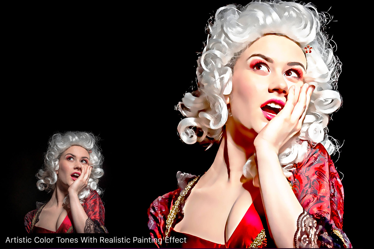 Artistic Painting Effect – Photoshop, an Action Add-On by Krystal Designs Co. (Photo 6 of 8)