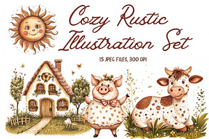 Whimsical Fantasy Boho Village Set
