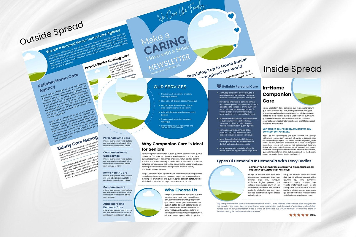 Canva Newsletter Template Caregiver, an Email Template by PixelCraft (Photo 12 of 15)