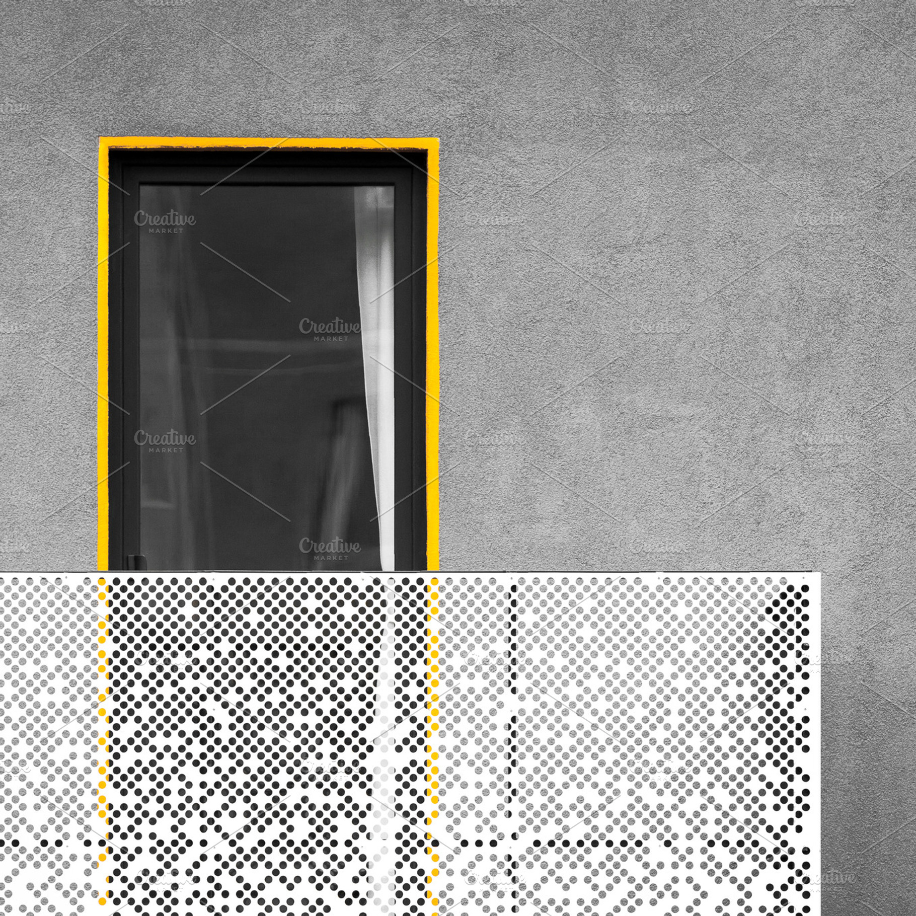 Abstract architecture with balcony, an Architecture Photo by BOOCYS