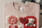 Valentine Crochet PNG Bundle, a Graphic by one-touch (Thumbnail 14 of 24)