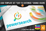Pixel Thunders Power Search Logo, a Branding & Logo Template by joyologo (Thumbnail 1 of 3)