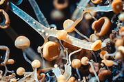 72 Microscopic Fungi Backgrounds, a Background Graphic by h.utomo (Thumbnail 19 of 72)