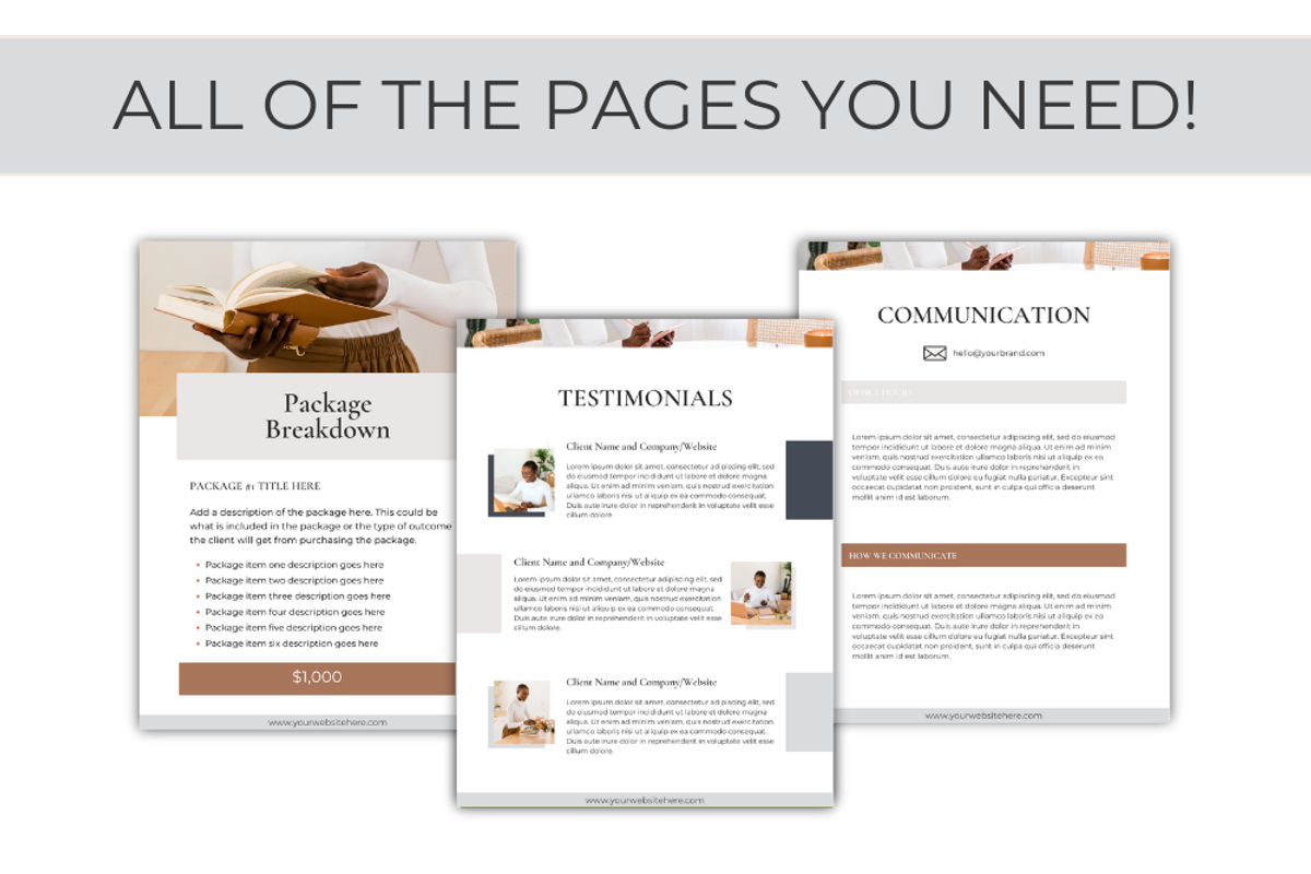 Trisha Bailey Pricing&Services Guide, a Templates & Theme by Lady Boss Studio (Photo 2 of 9)