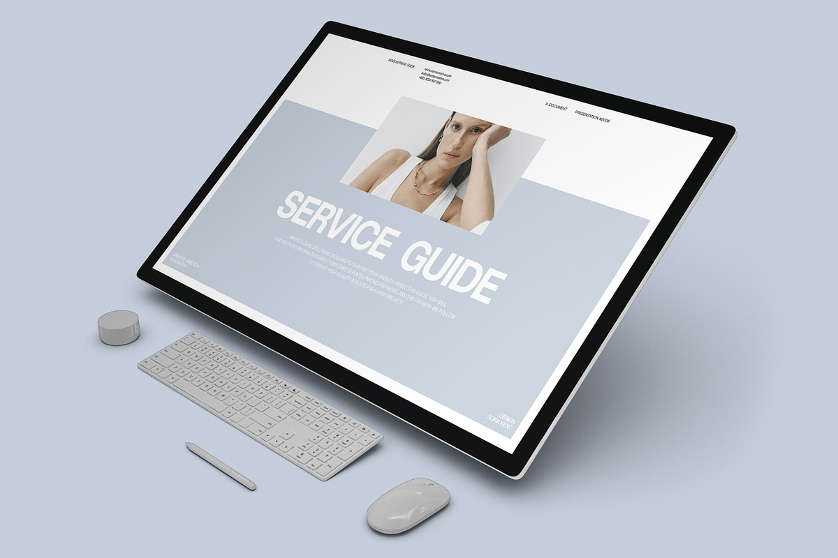Service & Pricing Guide Template, a Presentation Template by evgenystudio (Photo 2 of 9)