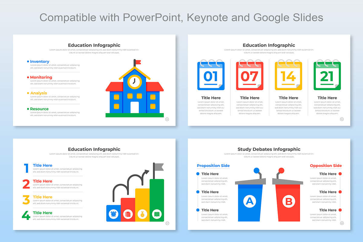 Education Infographic, a Presentation Template by Mighty-Slide (Photo 8 of 8)