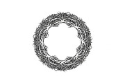 Hand Drawn Wreath Frame Bundle, an Illustration by yasushie (Thumbnail 13 of 51)