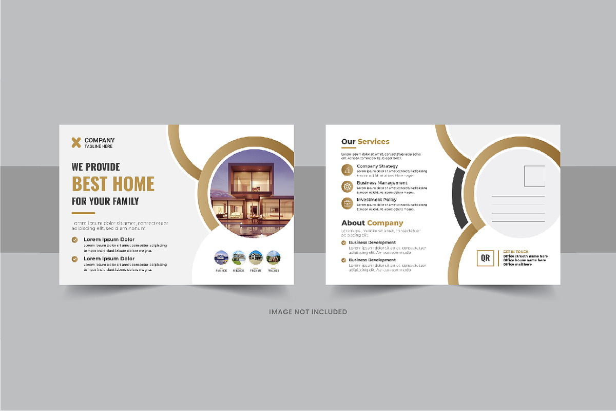 Real estate eddm postcard template, a Brochure Template by Pavel_design (Photo 2 of 11)