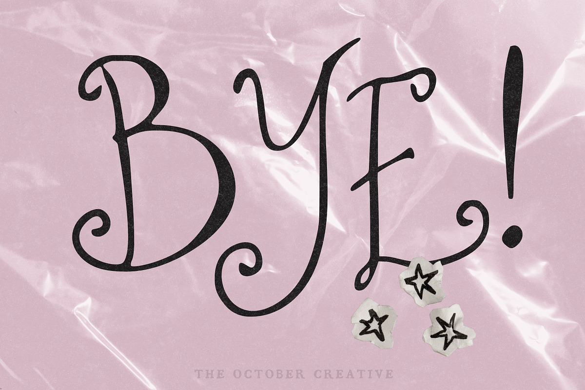 Rosewilt Swirly Fairytale Font, a Serif Font by The October Creative (Photo 8 of 9)