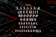 Sura Blackletter Gothic Typeface, a Blackletter Font by mesuka (Thumbnail 7 of 7)