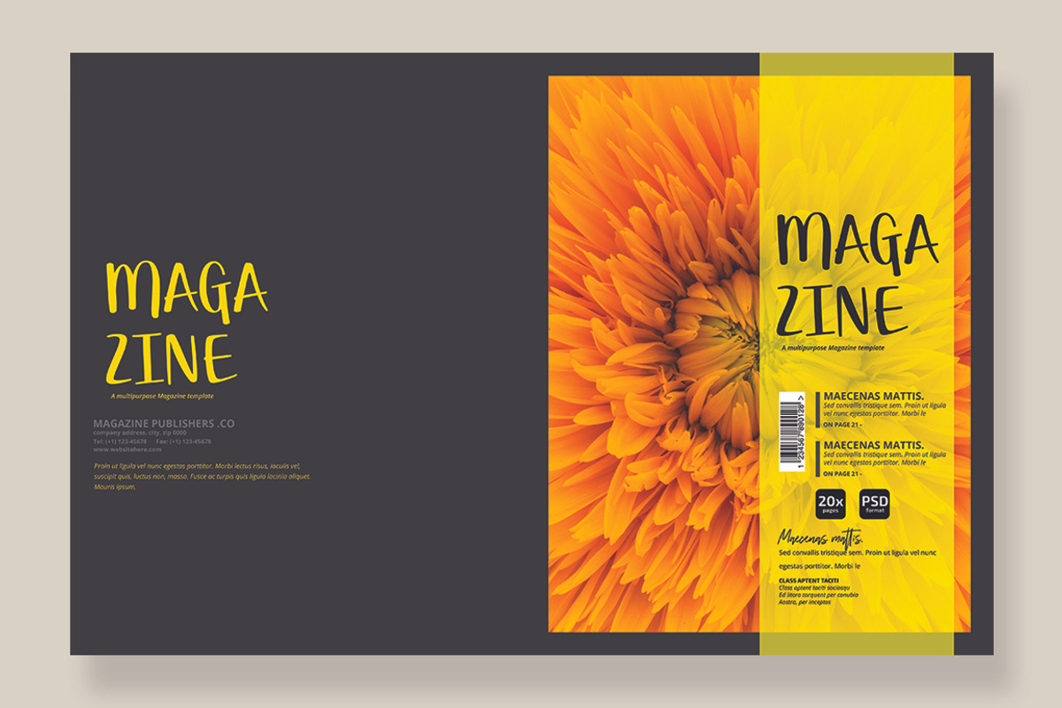 Magazine Template 06, a Magazine Template by pmvch (Photo 3 of 12)