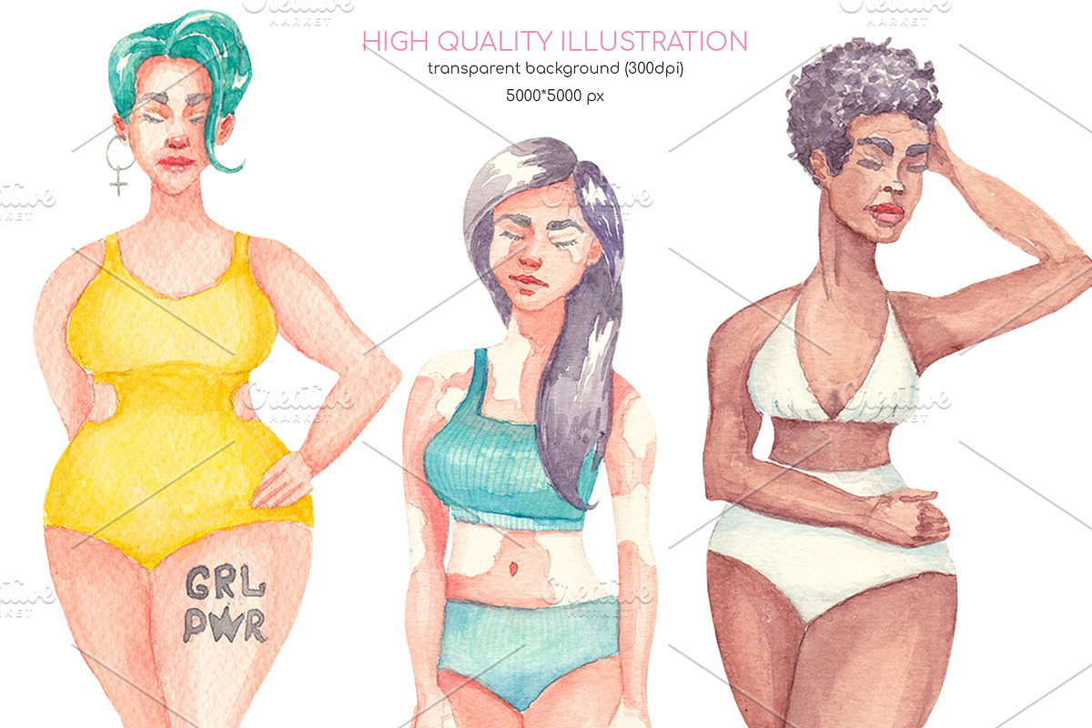 All bodies are beautiful, a Person Illustration by Tabiti (Photo 4 of 16)