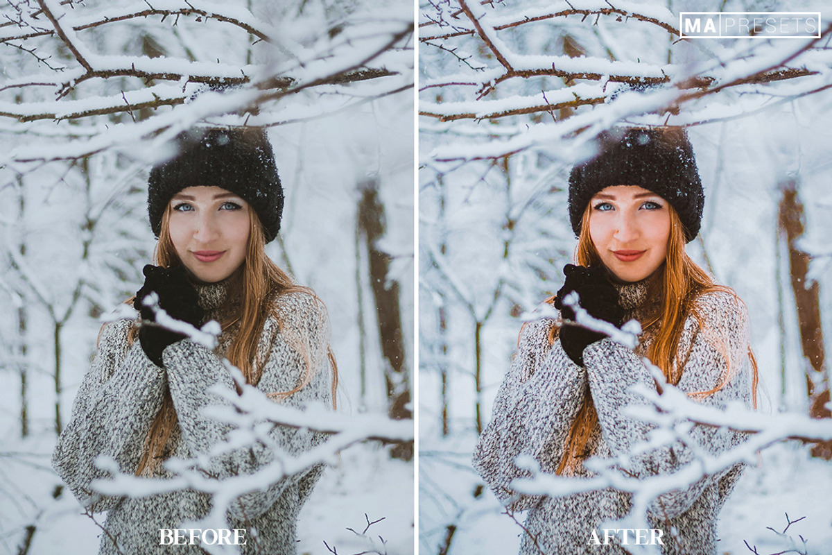 10 WINTER SNOW Lightroom Presets, a Preset Add-On by MaPresets (Photo 13 of 14)