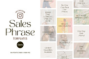 Instagram Sales Phrase Templates, a Social Media Template by Keikoya (Thumbnail 1 of 14)