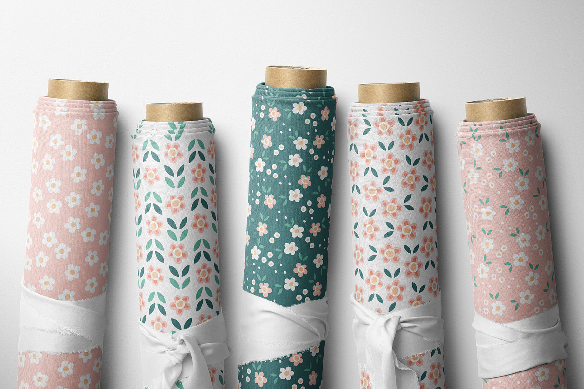 20 Cute and Sweet floral patterns, a Pattern Graphic by RevolutionizZed (Photo 11 of 16)