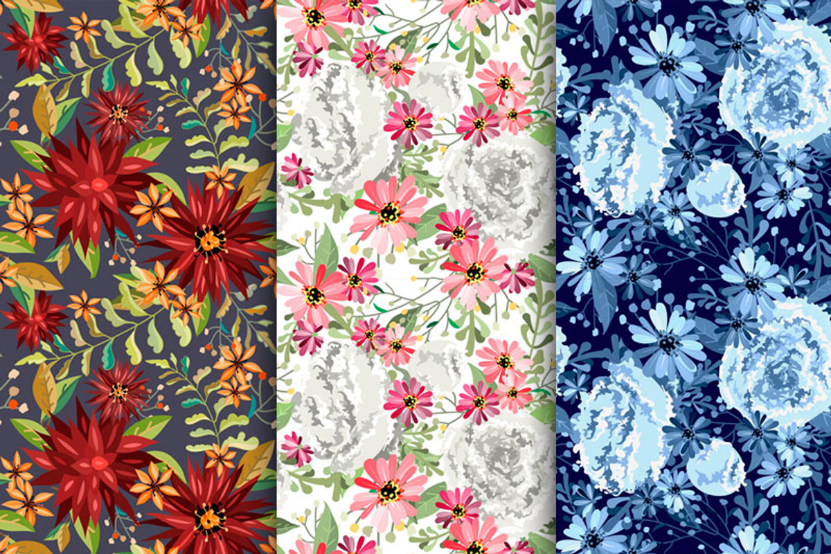 Pack of seamless patterns, a Decorative Illustration by ARSCOR (Photo 2 of 6)