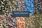 France Camouflage Seamless Patterns, a Pattern Graphic by 3Y_Design (Thumbnail 1 of 6)