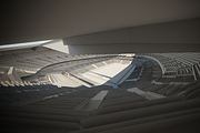Football stadium game ready 3D-Model, an Architecture 3D Model by 3DGeeq (Thumbnail 6 of 18)