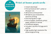 Whimsical Fishing Boats 5x7 Postcard, a Transportation Illustration by Mermaids Cove (Thumbnail 8 of 9)