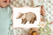 Charming meadow - woodland clipart, a Decorative Illustration by polikarpovaart (Thumbnail 5 of 30)