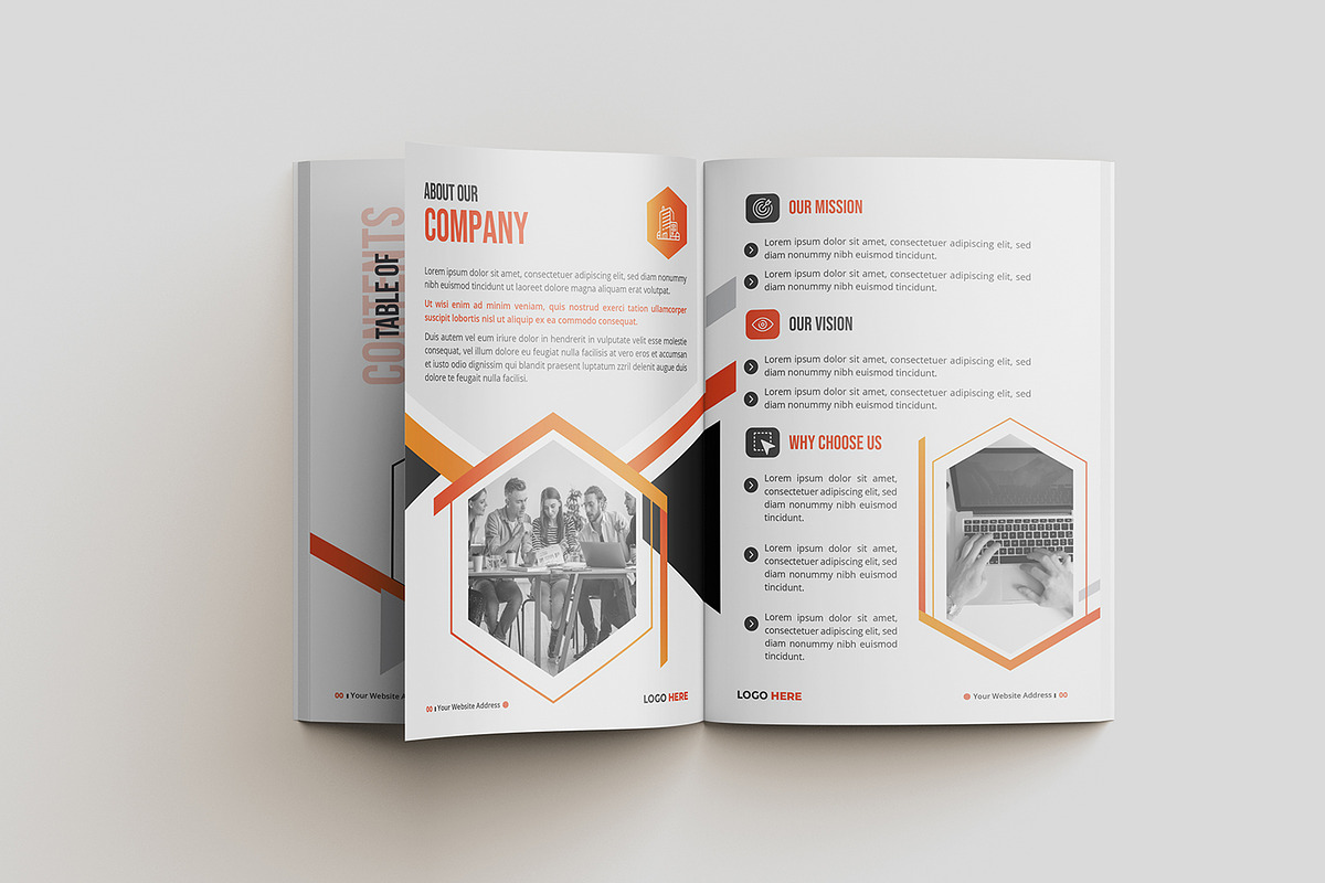 Multipurpose Business Brochure, a Brochure Template by gstudiovect21 (Photo 4 of 7)
