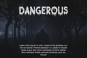 HALOWEE - Halloween Horror Font, a Script Font by NTC Graphic (Thumbnail 6 of 8)