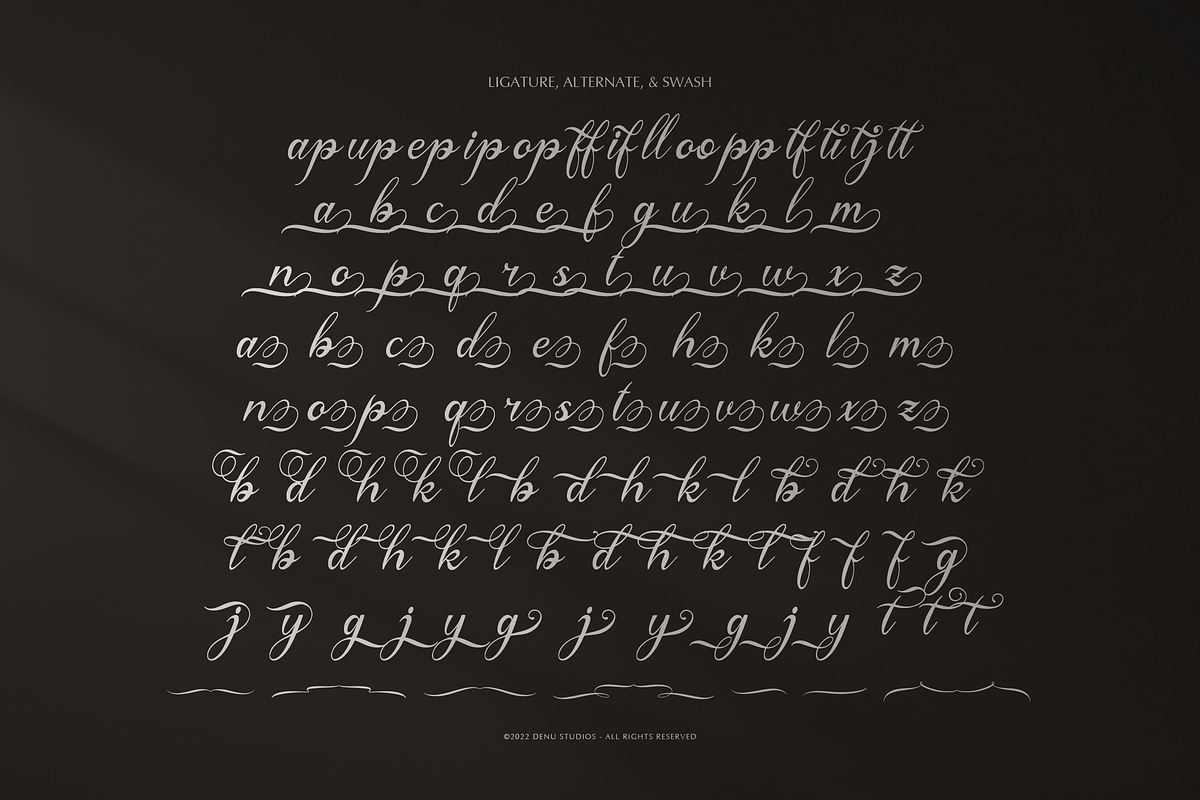 Anelyas | Modern Calligraphy, a Script Font by Denustudios (Photo 10 of 12)