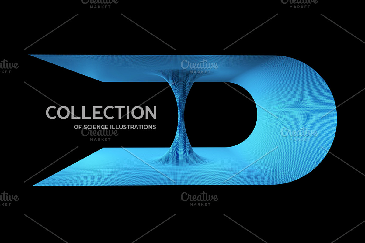 Illustrations of wormhole model., an Object Illustration by Julvil (Photo 4 of 8)