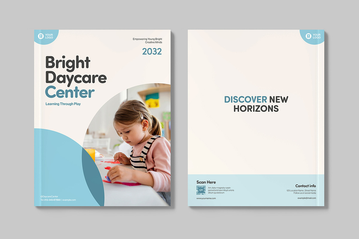 Daycare Brochure Template, a Brochure Template by BrandPacks (Photo 3 of 4)