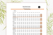 3 Year Sales Forecast Spreadsheet, a Templates & Theme by Designbudy (Thumbnail 4 of 7)