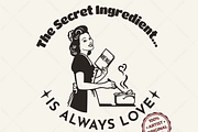 Retro Housewife Cut File Mothers day, a Graphic by TanchaArt (Thumbnail 1 of 8)