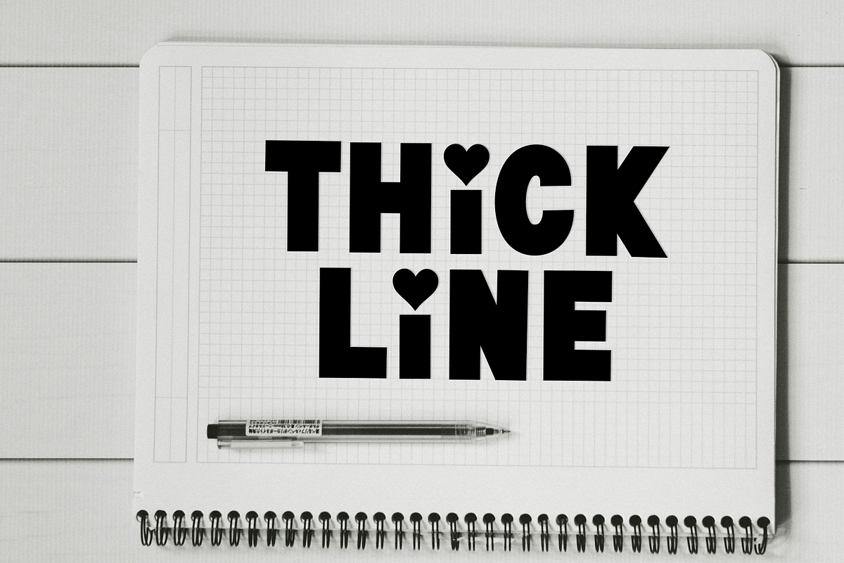 Simple Monoline, a Script Font by FreshTypeINK (Photo 7 of 8)