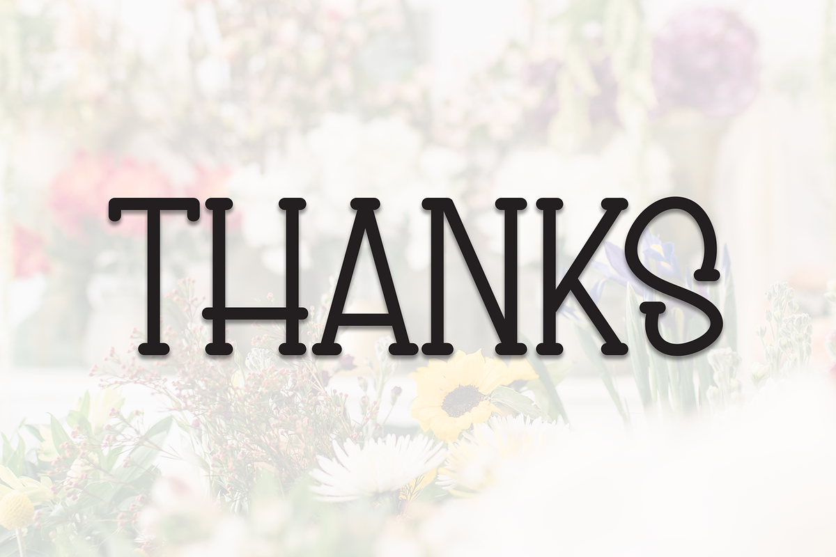 Flower Store | Script Font, a Script Font by Scratchones (Photo 8 of 8)