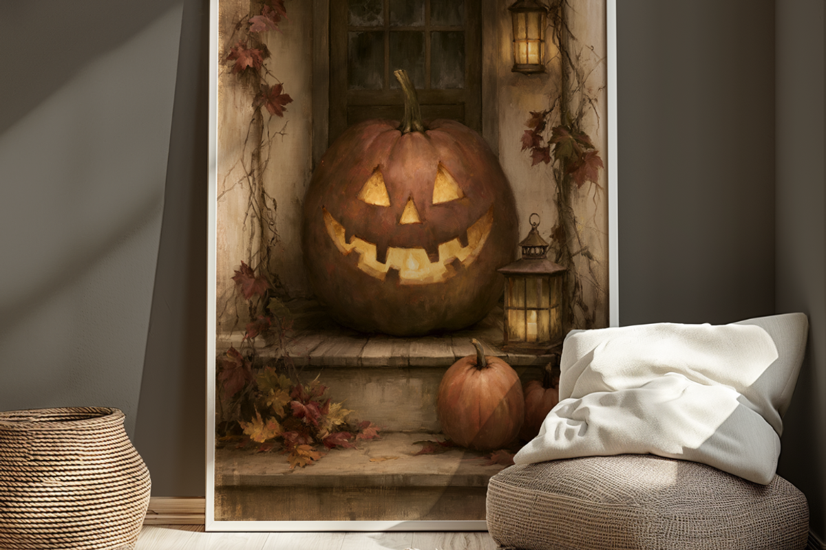 Rustic Halloween Wall Art Collection, a Seasonal Illustration by PrintablesByFranklyn (Photo 12 of 18)