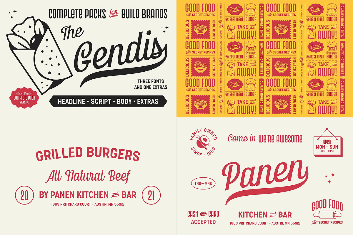 Font Bundle - Complete Collection, a Serif Font by A.Budianto (Photo 34 of 39)