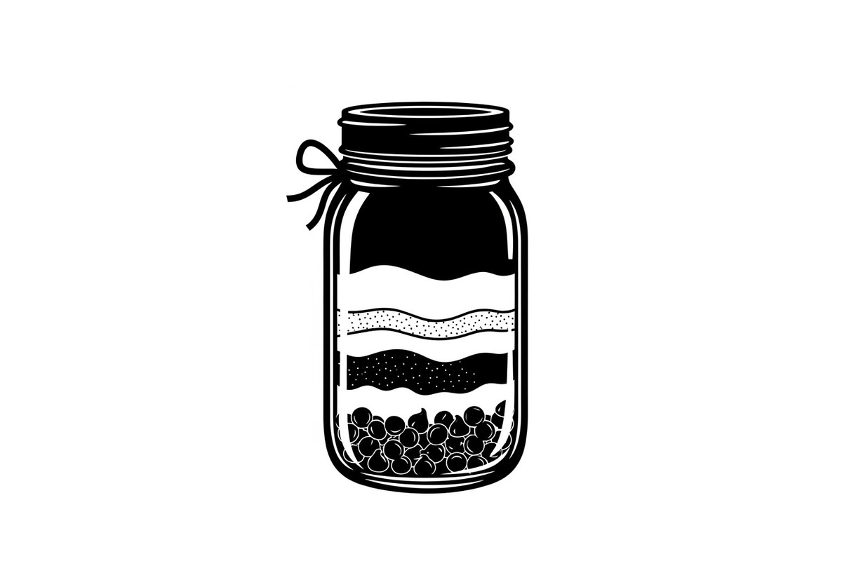 Layered Mason Jar Ingredients Bundle, an Illustration by yasushie (Photo 22 of 31)