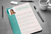 Fancy CV Template, a Resume Template by Visual Impact (Thumbnail 2 of 3)