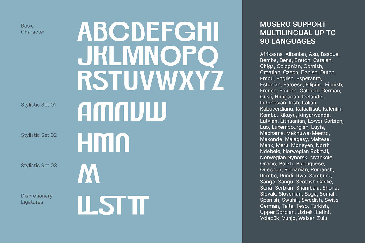 Musero, a Sans Serif Font by din-studio.com (Photo 8 of 15)