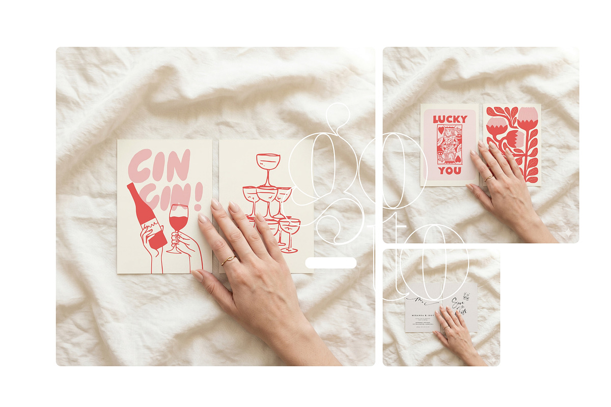 Set Of 2 A6 Postcard Mockup, a Mockup by First Impression Mockups (Photo 3 of 4)